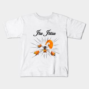 Jiu Jitsu Cat Kids T-Shirt